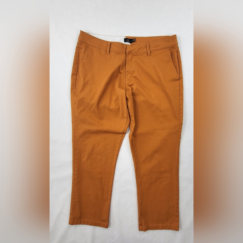 Volcom Men's Chinos in Rust Orange